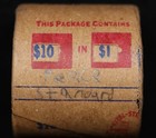 Circulated Peace Standard  1 - 10 Coin Shotgun Roll     Woolworth woolco