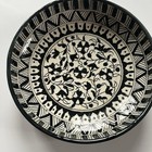 Vintage Jerusalem Pottery Hand Painted Ceramic Serving Bowl 9       Floral 