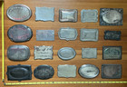 Group Of 20 Victorian Gothic Coffin Casket Plate Plaque Halloween Funeral Death 