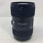 Broken Sigma Zoom Lens 18-35mm F 1 8 For Canon Ef Mount
