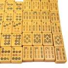 Vintage Loose Butterscotch Bakelite Tiles Incomplete Set  1  149 Pieces 