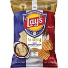 Lay s Wavy Potato Chips French Onion Soup Flavor 7 5 Oz Bags Pack Of 5 Free Ship