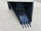 Stump Bucket Skid Steer Quick Attach Es Bucket - Free Shipping