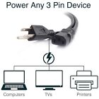 3-prong Power Cord - 1 Feet Pc Power Cable For Comeputer Monitor Tv Projector Pc