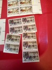 1970 s Christmas Plate Blocks Lot Of  11 - 118 Stamps