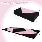 Folding Gymnastics Mat 8  X 4  X 2  Pu Leather Tumbling Exercise Mat Yoga Gym