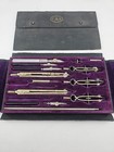 As-is Partial Set Antique Vintage Drafting Tool By Friedmann Czechoslovakia Rare