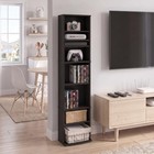 Cd Dvd 8 Tier Rack Storage Organizer Media Cabinet Tower Shelf Multimedia Holder