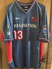New England Revolution Mls Wolde Harris  13 Signed 2002 Game Worn Jersey
