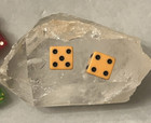 Vintage-verified Bakelite-opaque Butterscotch-15 Mm Set Of Dice
