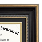 Triple Diploma Frames For  3  8 5x11 Certificates documents degree With Mat