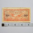 United States Military Payment Certificate Mpc 50 Fifty Cents Note Series 641 Vg