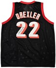 Portland Trail Blazers Clyde Drexler Autographed Signed Black Jersey Jsa