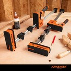 Jorgensen 2-pack 18-inch Parallel Bar Clamp Heavy-duty Cabinet Master Clamp Usa