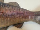 Folk Art Hand Carved Wooden Fish Large 26 