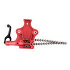 5  Pipe Clamp Vise 1 8 -5  Chain Cast Iron Bench Holder Tool