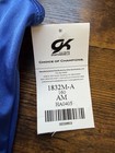 Gk Elite 1832m-a Blue Gymnastics Leotard Adult Medium Am New With Tags