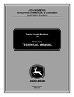 John Deere 110 Tractor Loader Backhoe Service Technical Manual Tm1987 On A Cd