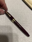Vintage Sheaffers New Snorkel Pen Fountain Burgundy 14k Nib In Case Partial Set