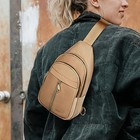  Sling Bag For Women Small Nylon Fanny Pack Lightweight Large-capacity A-brown