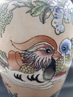 Vintage Chinese Porcelain Hand Painted Vase 13 5   
