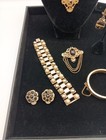 Lot Of 6 Vintage Costume Jewelry Necklace Brooch Bracelets Earrings