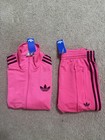 Adidas Originals Firebird Womens Tracksuit Lucid Pink Loose Fit New Sz S  M  L