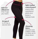 Felina Athletic Leggings 2-pack  Ultra-soft   Durable Sueded  black  Large  Nwot
