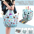 Large Portable Yarn Storage Bag Knitting Crochet Tote Organizer Holder Case
