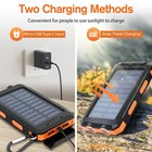 2026 Super 40000000mah Solar Power Bank Dual Usb Portable Charger For Cell Phone