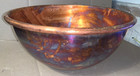 Large 18    Solid Copper Rounded Bottom Confectioners Candy   Taffy Kettle Pot