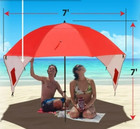 Sport Umbrella Shelter Beach Canopy Tent 6 5 Foot Portable Sun And Weather