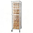 18 Tier Aluminum Pan Rack With Wheels Nsf Listed For Commercial Kitchen
