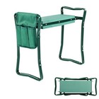 Foldable Garden Kneeler Kneeling Bench Stool Soft Cushion Sitting