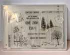 Stamp Set Stampin Up Happy Scenes Halloween Christmas Seasonal Clear Set 16 1398