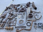 Steampunk Art Craft Old Pieces Mixed Farm Rusty Iron Metal Parts Vtg Bolts 89pc