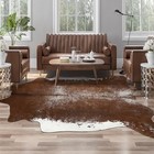  8  10 Feet Western Decor Faux Fur Cowhide Rug  Premium Animal Skin Cow Hide 