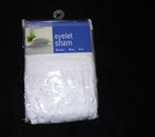 Fresh Ideas White Eyelet Ruffled  1  Euro Pillow Sham New 26 X 26