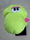 Vintage Fisher Price Nylon Puffalump Dinosaur Plush Squeaky Squishy Green Dino