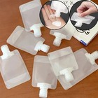 Travel Bottles Empty Squeeze Bag Refillable Lotion Dispenser Bag Shampoo 5pcs