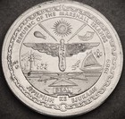 1989 First Man On The Moon 5 Dollars    Bu Marshall Islands Coin       8261 