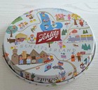 Vintage Schlitz Brewing Co 1957 Mcm Cartoon Schlitzerland Beer Serving Tray 13   
