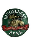 Vintage Moosehead Canadian Lager Plastic Beer Sign Wall Plaque Man Cave 14   