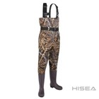 Fishingsir Camo 2-ply Nylon Pvc Waterproof Fishing Chest Waders  us Sz 5m   7w 