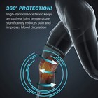 Silicone Knee Sleeve Compression Brace Support Gym Joint Pain Arthritis Relief