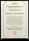 2025 Pieces Of The Past Pirates John F  Kennedy Hand Written Document Relic Rare