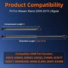 Qty  2  Liftgate Replacement Lift Support For Nissan Xterra 2005-2015 Tailgat   