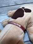 Tonka 18  Pound Puppies Tan Dog Dark Brown Spots 1985 Large Laying Lay Plush