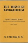 Archaeology Indian Book Mobridge Sd South Dakota Oahe Reservoir Pierre  Sd V33c