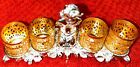 Vintage Sf Sam Fink Gold  Tone Footed Filigree Lipstick Tube 4 Holder